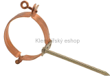 Objímka okapového svodu 80 mm s trnem 150 mm měď