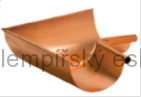 Roh vnitřní okapového žlabu 330 mm měď