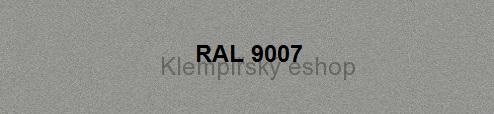 Plech tabule oboustranně lakovaný pozink 0,55 mm 1 x 2 m stříbrný RAL 9007